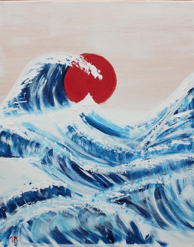 Tsunami Red Sun